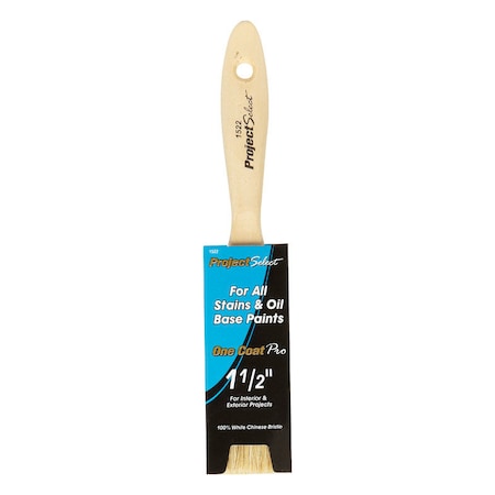 Linzer Linzer Project Select 1-1/2 in. Flat Paint Brush 1522-1.5